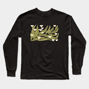 Reaching Tulips (Charcoal) Long Sleeve T-Shirt